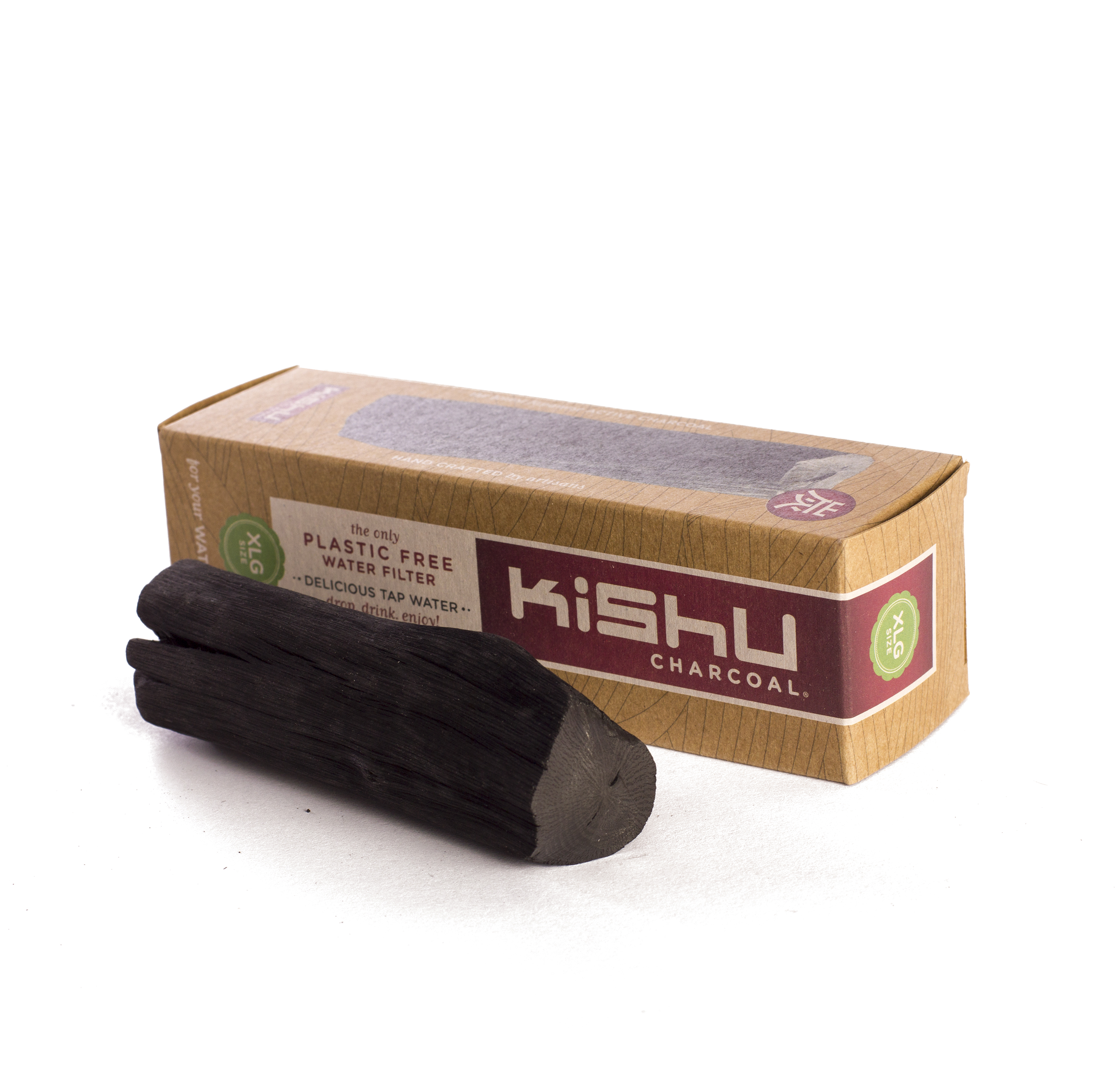 Kishu Charcoal X-Large for 3-5 Gallon Jugs THE ONLY CERTIFIED, TESTED Activated Charcoal