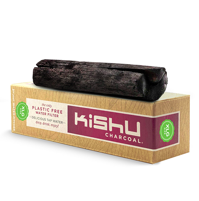 Kishu Charcoal X-Large for 3-5 Gallon Jugs THE ONLY CERTIFIED, TESTED Activated Charcoal