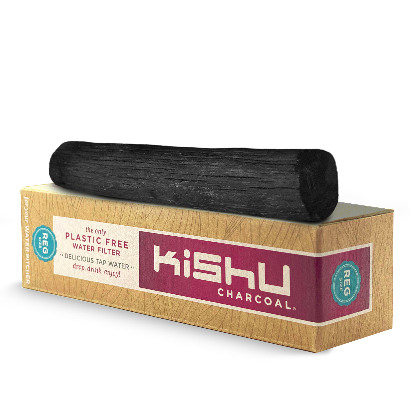 Kishu Charcoal Regular for Pitchers/Carafes- The ONLY CERTIFIED AND TESTED Activated Charcoal
