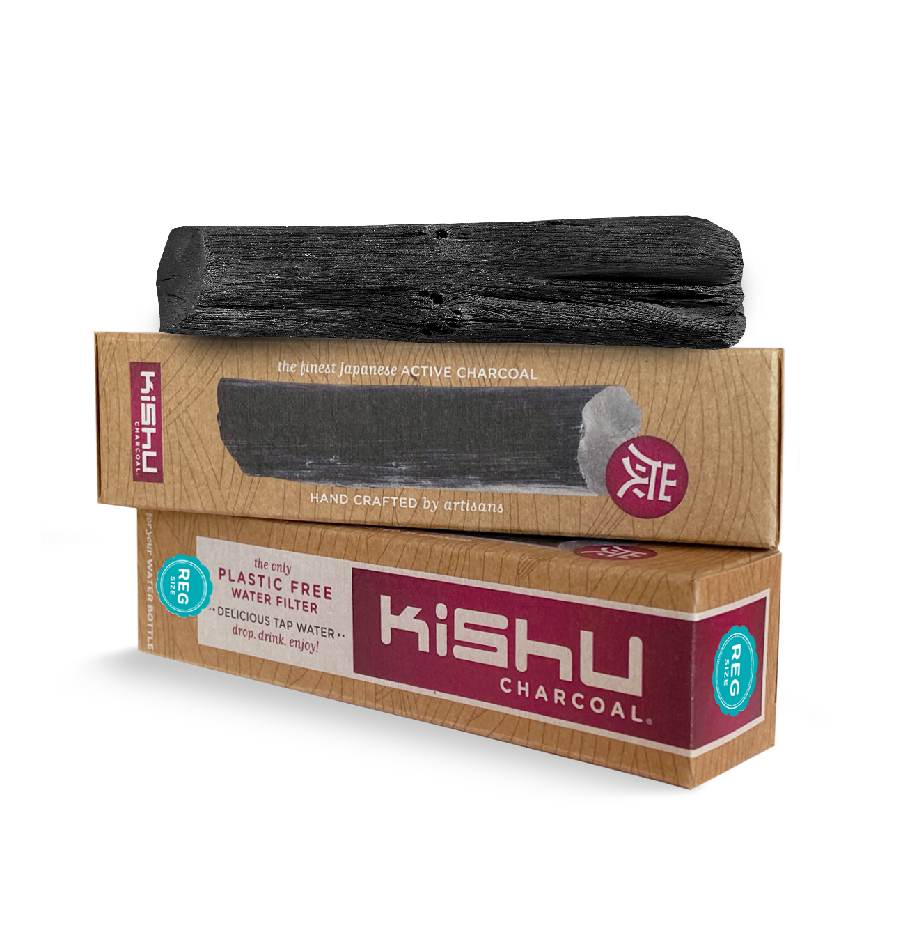 Kishu Charcoal Regular 2-Pack. The ONLY CERTIFIED and TESTED Activated Charcoal.