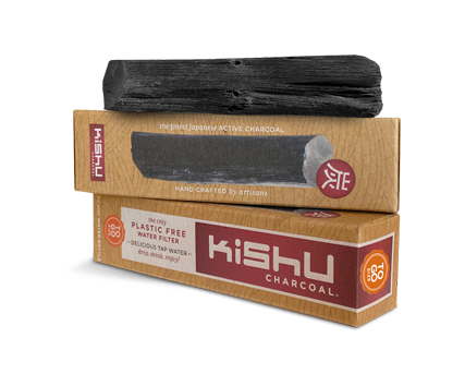 Kishu Charcoal To Go 2-Pack. The only CERTIFIED and TESTED Activated Charcoal.